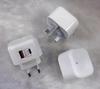 20W Dual USB Fast Charger, UK Standard, Compatible with Apple iPhone 15