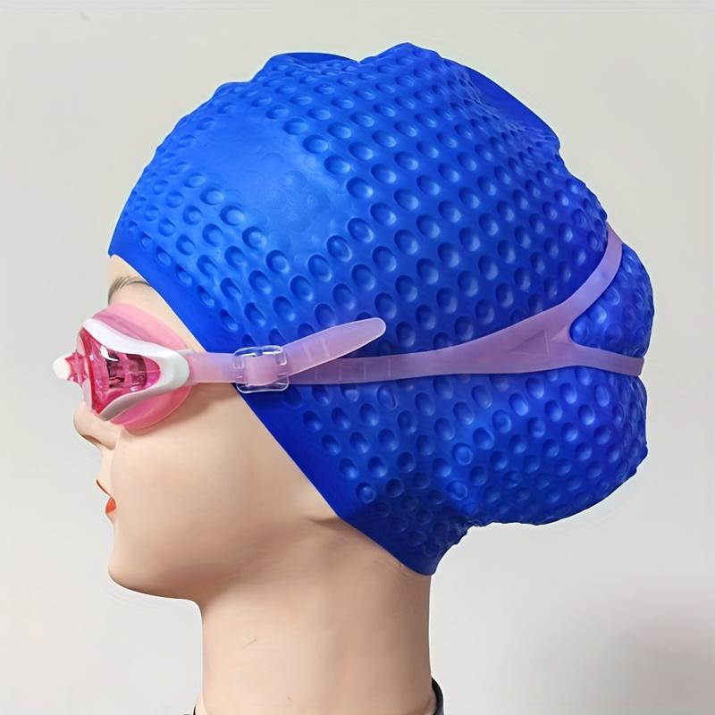 Silicone Swim Cap - High Elasticity and Thickened Design, Suitable for Both Long and Short Hair| Keeps Hair Dry, Easy To Put On and Take Off