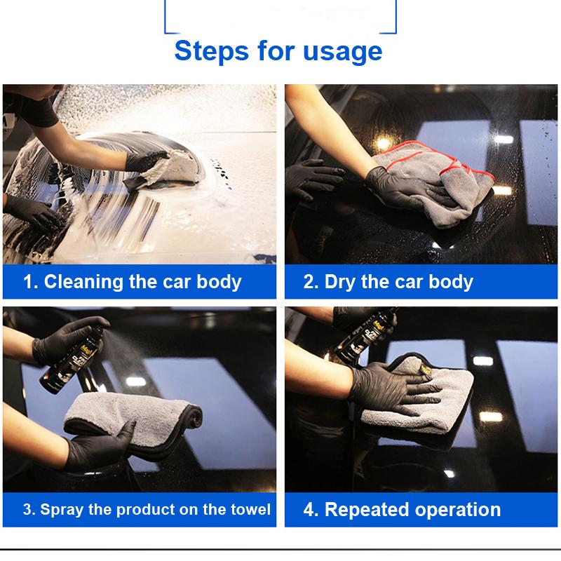 Autolackpflege Super Hydrophobe Beschichtung Auto Flüssigglas Pflege Spezielles Entfettungsmittel Für Lack Und Dekontamination