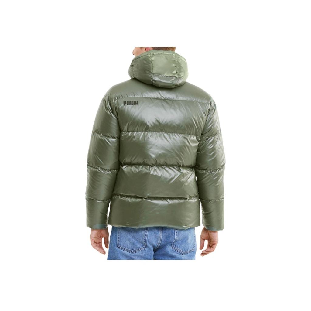 Puma Volume Down Hooded Jacket Men Outerwear Green 585408-64
