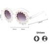 Classic Daisy Round Sunglasses Classy Women/Men Mirror Sun Glasses UV400