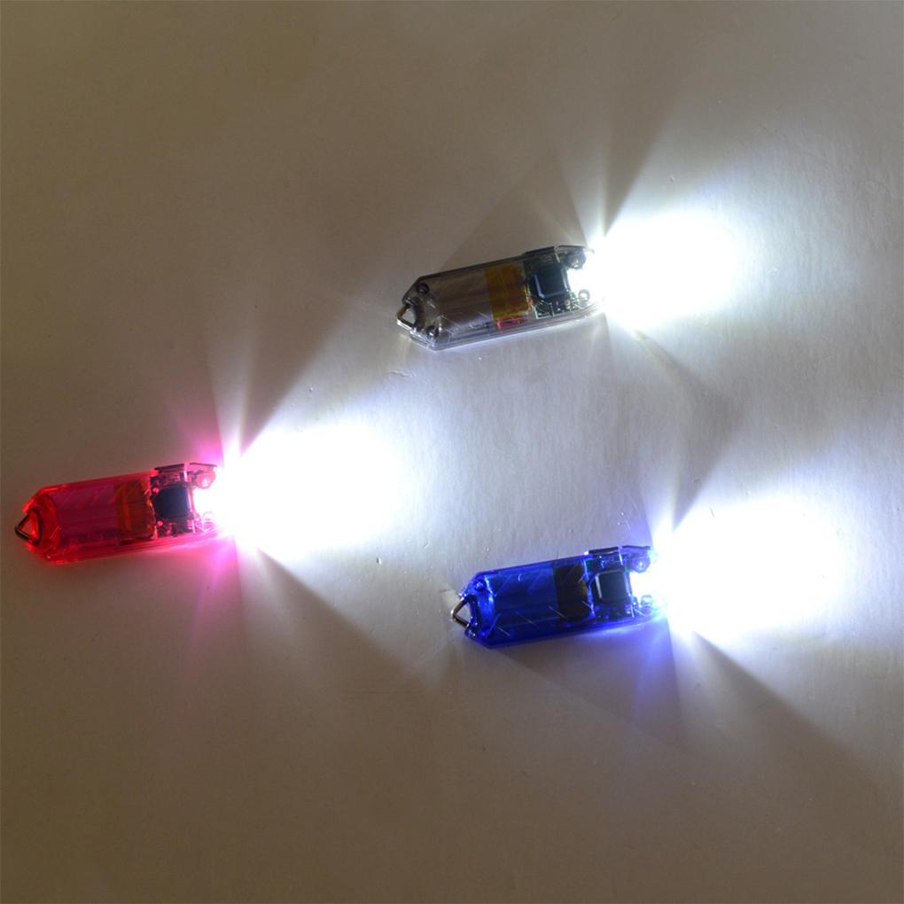 Keychain Torch 45LM Portable Convenient LED Mini Flashlight Super Bright Small Lights Camping Night Reading Cycling Walking