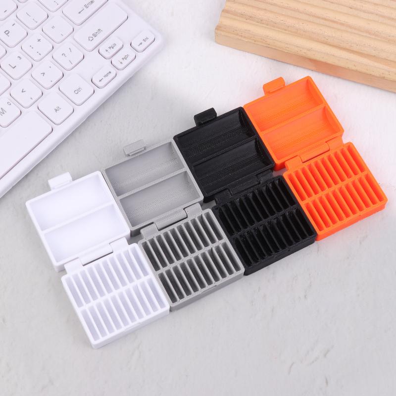 20Hole CR2032 Battery Holder Case 3D Printed Coin Cell Battery Storage Box Stackable Battery Organizer Battery Keeper
