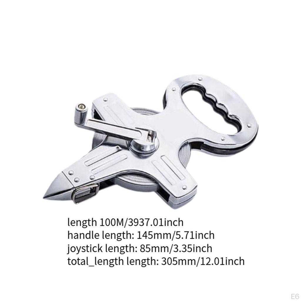 Measuring Tool with Metal Frame for Construction Long Tape Reel