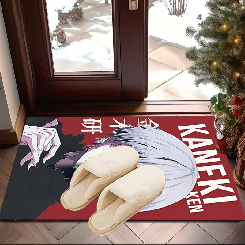 Tokyo Ghoul Kaneki's Struggle Area Rug Office rug, Chair Rug, Decor Carpet Livingroom bedroom Mat, Large Size Fan gifts Christmas gifts