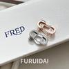 Fei Jia Horseshoe & Eight-Character Buckle Diamond Nylon Bracelet for Couples
