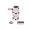 90 Degree BNC Male Right Angle RF Connector Crimp 50ohm RF Connector Adapter For RG58 RG142 RG400 RG223 LMR195 Coaxial Cable
