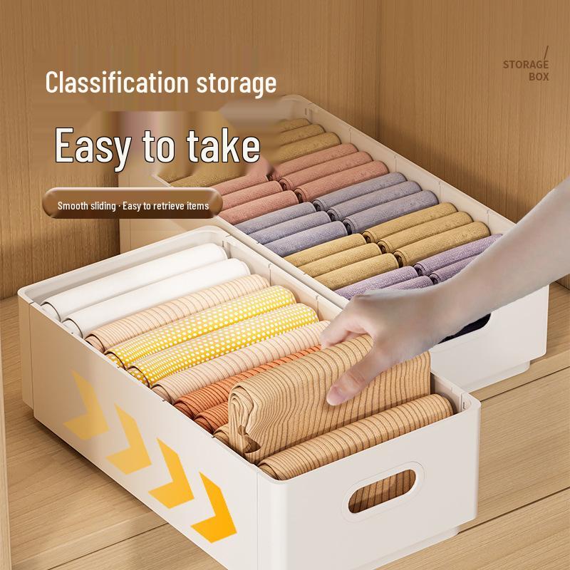 Underwear and Clothing Organizer Box for Drawers