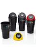 Car trash can, mini storage bin for cars, printed interior supplies, circular car creative trash can