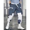 Men's Fashion Tooling Pants Men's Summer Trend Multi-Pocket Tie Casual Pants