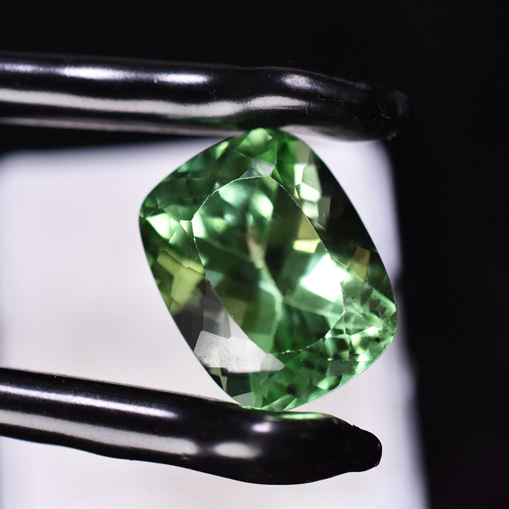 Bluish Green Natural Sapphire Cushion 18 Ct Fabulous Certified Loose Gemstone