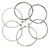 3 Full Sets of Electric Guitar Includes with Stainless Steel Core Nickel Alloy Scratch Plated Bead Heads Strings, E-1, B-2, G-3, D-4, A-5, E-6,