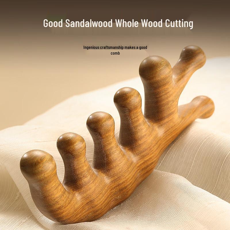 South American Green Sandalwood Massage Comb