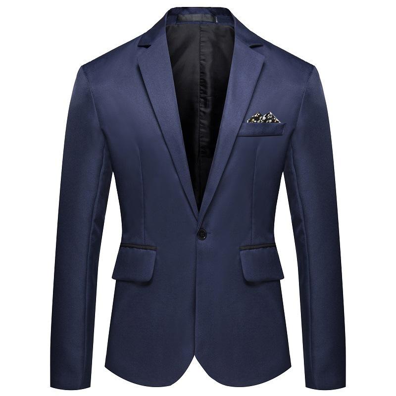Abito da uomo slim-fit monopetto giacca casual moda giovanile
