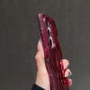 3D Pleated Electroplated Solid Color Drop-Proof Phone Case for Samsung S25 Ultra/S24 Plus/S23