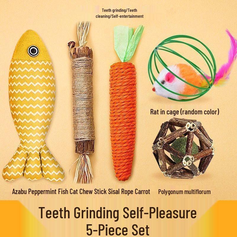 Cat Toy Self-Amusement Set