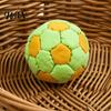 Soccer Shaped Sand Bag Football Sandbags, Soft Plush Footbags for Adults, Juggling Balls, Vibrant Sports Team Building Game Prop Design Dirtbag Indoor
