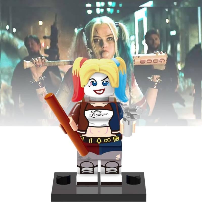 Premium Plastic Diy Poison Ivy Catwoman Quinn Two-face Building Blocks Toy Set