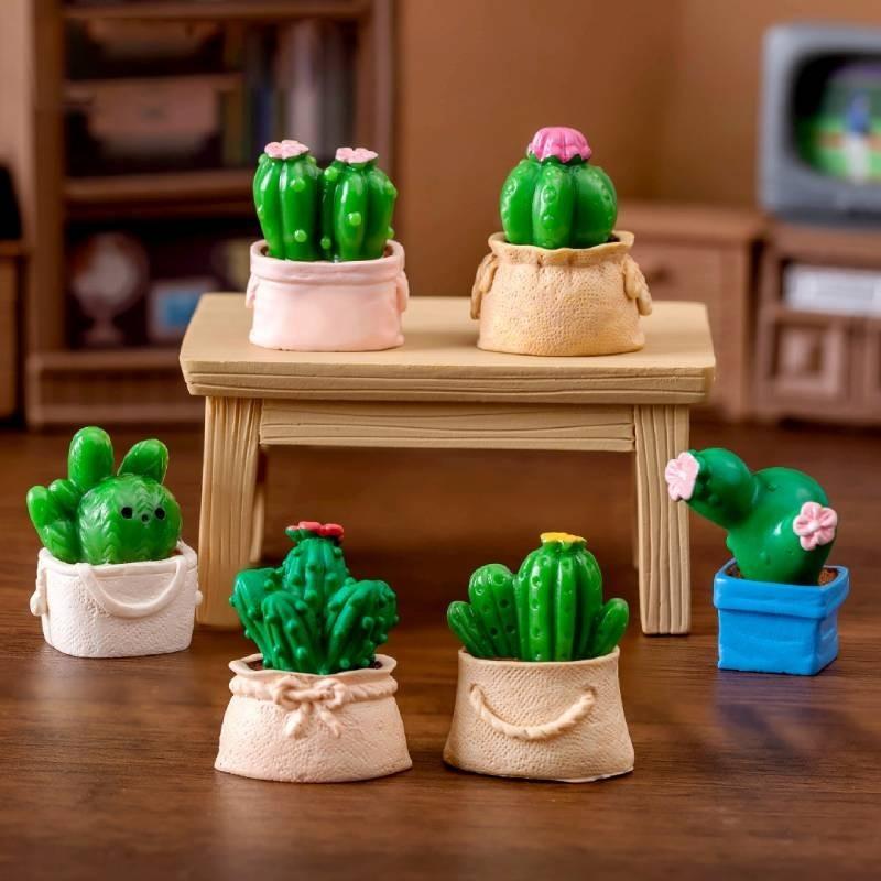 Landscape Creative Micro Cactus Decorations Toy Accessories Ornaments Desktop