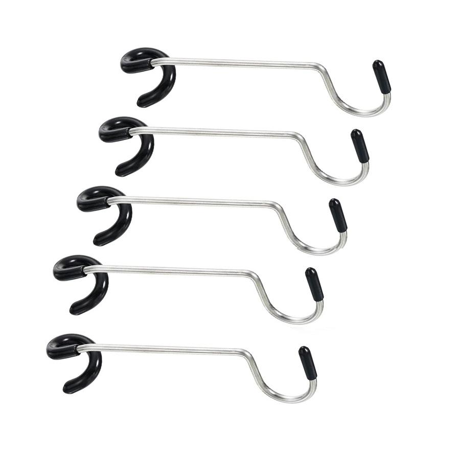 Outdoor Camping Light Hook Stainless Steel Camping Lantern Hanger Non Slip Tent Light Hanger Hook Bird Feeder Pole Hook S Shape