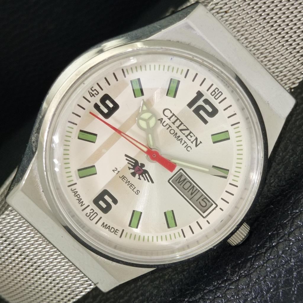 

АВТОМАТИЧЕСКИЕ ВИНТАЖНЫЕ ЧАСЫ CITIZEN 8200 ЯПОНИЯ МУЖСКИЕ С СЕРЕБРИСТЫМ ЦИФЕРБЛАТОМ a500226-2 R151b-a500226