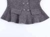 Double-Breasted Sweater Coat: European & American Style Women's High-End Fashion