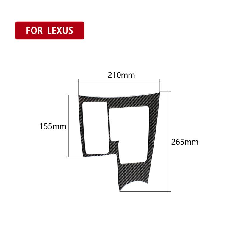 For Lexus NX 200 200t 300h Car Accessories Center Console Gear Panel Decorate Carbon Fiber Interior Trim Car Stickers 3D