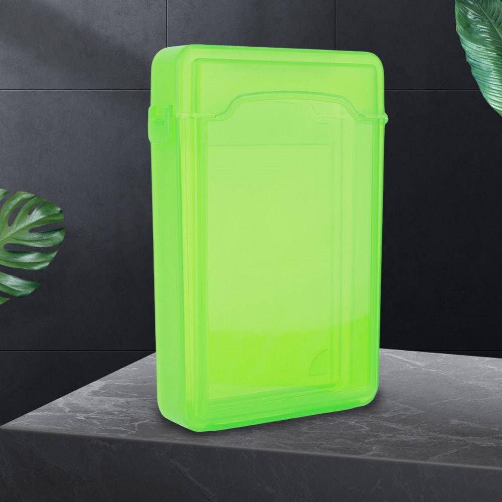 3.5 Inch IDE SATA External Hard Drive Disk Storage Box Multi Color Plastic Portable Hard Disk Protection Case HDD Enclosure Case