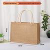 In-Stock Muji-Inspired Plain Linen Tote Bag - DIY Hand-Painted Souvenir & Shopping Jute Bag