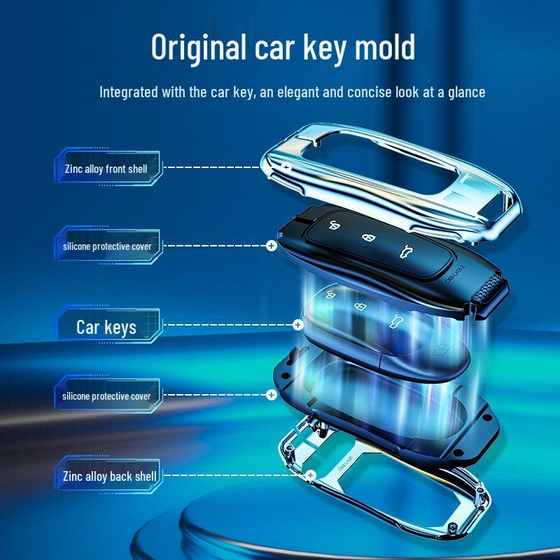 Ideal L9 Max & L7/L8 Special Car Key Protective Metal Case with Buckle