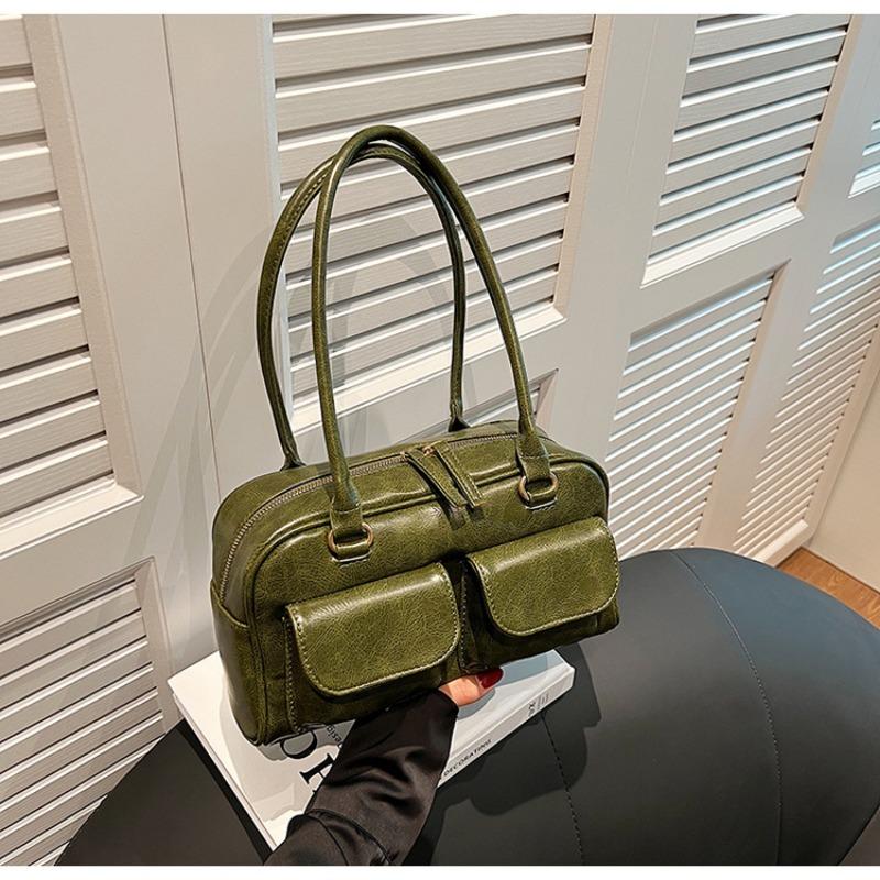 Retro Achseltasche Damen neuwertige High-End-Textur Support Schultertasche Nische große Kapazität tragbar