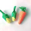 Parrot Chew Grind Teeth Bird Toy Hamster Rabbit Toy Birds Swing Cage Hanging Accessory Handwoven Carrot Corn Vine Ball Toy