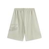Li Ning Lifestyle Series Sport Minimalist Solid Color Elastic Letter Casual Shorts Men shorts Lime AKSV529-2