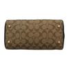 Coach Rowan 27 Classic Monogram Colorful Strap Canvas And Leather Boston Bag Women shoulder bag Brown C7240-IMNOX