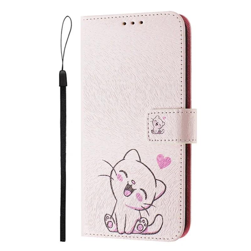 Flip Leather Case For Fundas Honor 200 Smart Case Cartoon Pattern Wallet Cover for Honor 200 Smart Honor200 Pro 200 Lite Coque