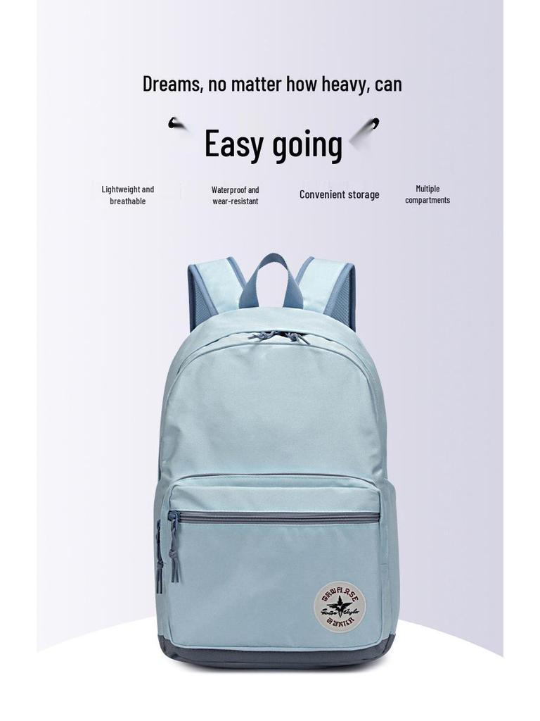 High-Quality Trendy Converse Backpack - Large Capacity Laptop Schoolbag for Sports, Travel, and Students