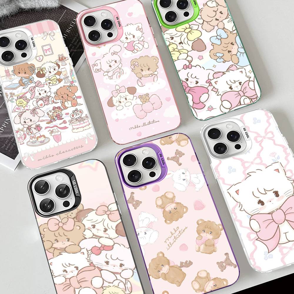 Popular Artist M-Mikko For IPhone 17 16 15 14 13 12 11 Pro Max Plus Matte Color Back Phone Cover