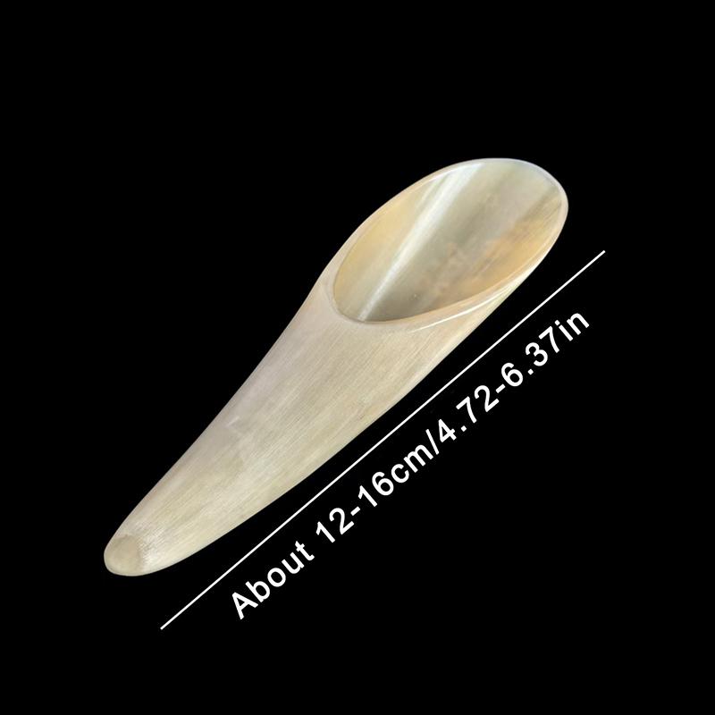 

1PC Natural Buffalo Horn Gua Sha Massage Tool For Stress-free Scraping Therapy, Acupuncture Support, And SPA Applications
