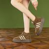 Autumn leather women's thick-soled lace-up thick-soled soft-soled velvet casual shoes