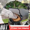1Pair Motorcycle Handlebar Muffs Motor Scooter Thick Warm Grip Handle Bar Muff Rainproof Winter Warmer Gloves for Outdoor Riding