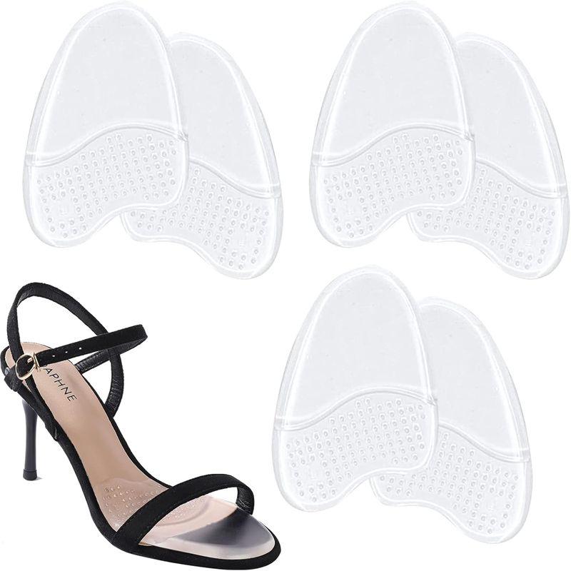 Metatarsal Pads for Women Anti Sliding Shoes Forefoot Pads Women Ball of Foot Cushion Shoe Pads High Heel Cushion Inserts 3Pair