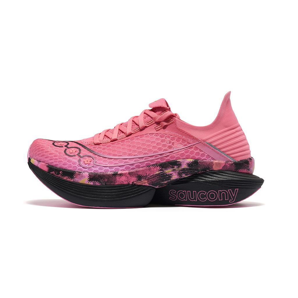 SAUCONY Endorphin Elite 2 Wuxi Cherry Blossom Limited Edition Fashion Comfortable Breathable Supportive Rebound Low-Top Running Shoes S30994-800
