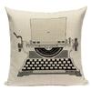 Cute Letter Print Pillow Case Square Cushion Cover Decorative For Sofa Bedroom Living Room Seat Car Office Home Decor