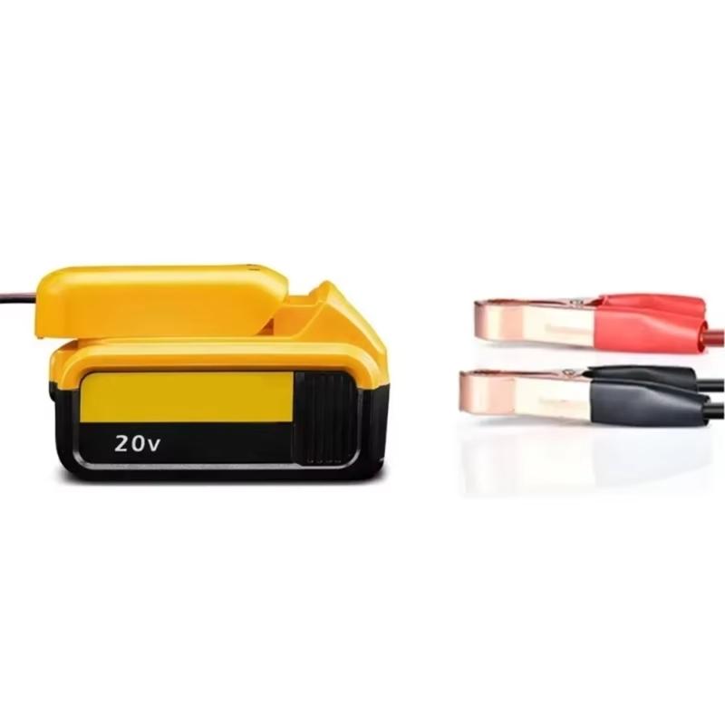 Portable Automotive Battery Jump Starter Adapter for 18V 20V Battery Emergency Vehicle  Support
