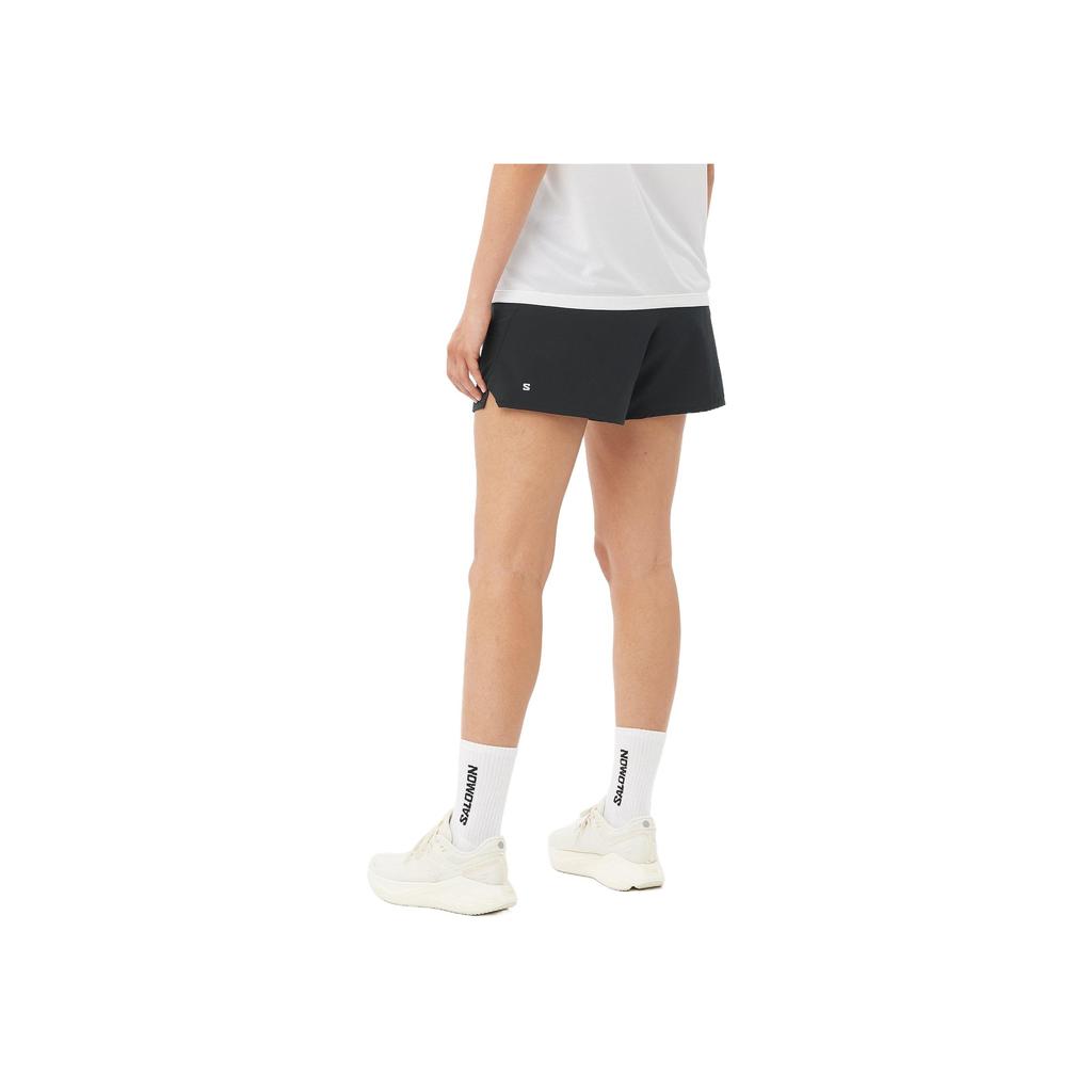 SALOMON Comfortable Breathable Lightweight Quick-Dry Shorts Women Shorts Deep-Black LC2451300