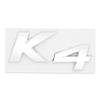 3D Metal K2 K3 K4 K5 KX7 Letters Rear Boot Trunk Emblem Badge Sticker For Car Styling Accessories