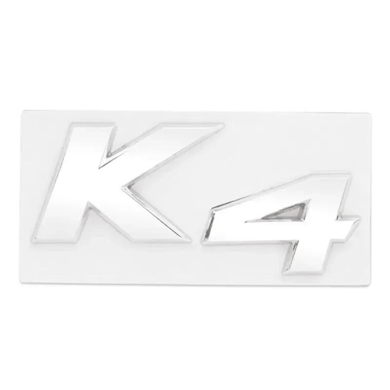 3D Metal K2 K3 K4 K5 KX7 Letters Rear Boot Trunk Emblem Badge Sticker For Car Styling Accessories