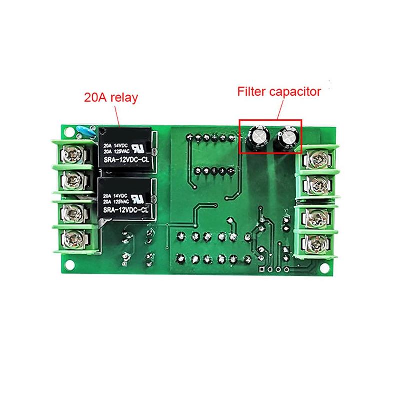 A78E-12V DC Motor Driver Board With Forward/Reverse Control, Low-Level Trigger, Programmable Delay And Timing Relay Module