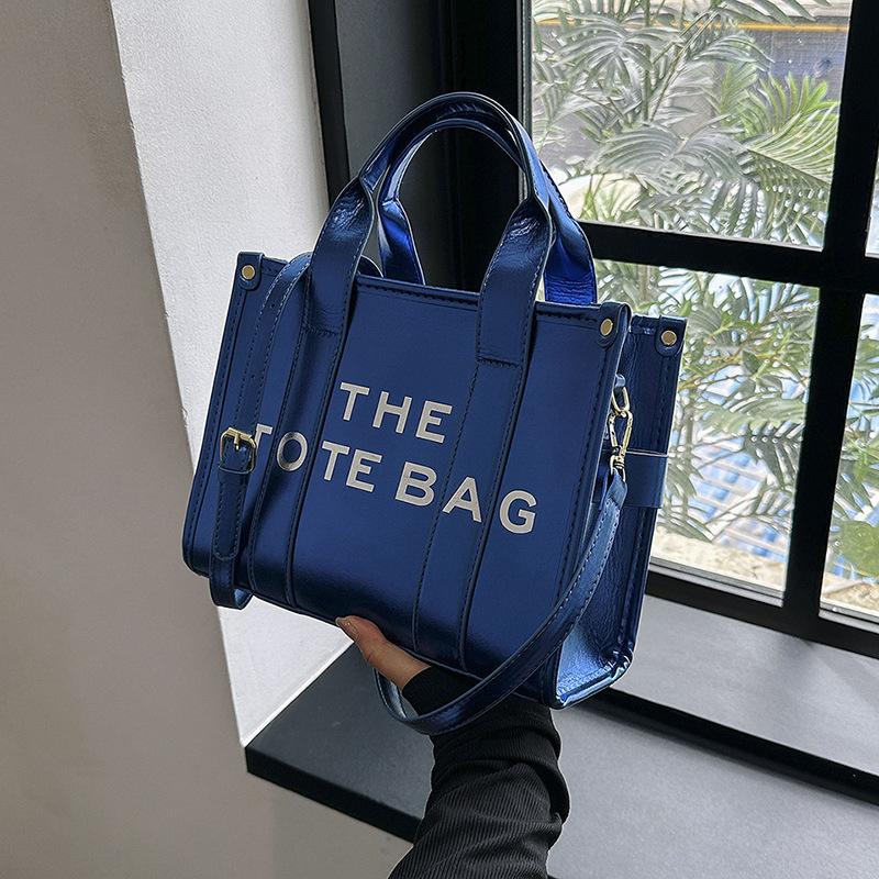 Niche Glossy Design Tote Bag, New Summer Trend Handbag, Fashionable and Simple One-shoulder Crossbody