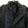 Adidas David Beckham Collaboration 3WAY Faux Leather Jacket XS Black Men's Used